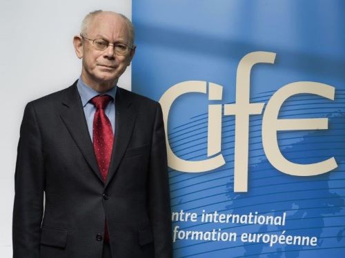 Herman Van Rompuy CIFE President Belgium Europe United